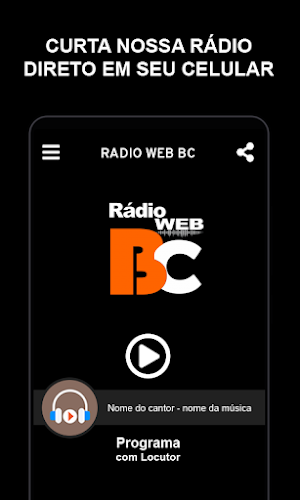Rádio Web Bc Screenshot 1