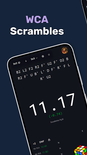 Zkt Timer Rubik’s Timer & WCA Screenshot 0