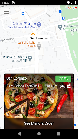 SanLorenzo Restaurant Pizzeria Screenshot 1