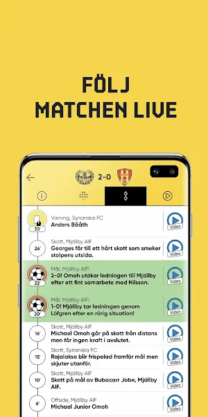 Mjällby AIF Live Screenshot 2