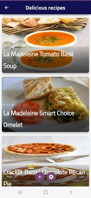 Delicious recipes Screenshot 3