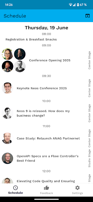 Neos Conference 2025 Screenshot 0
