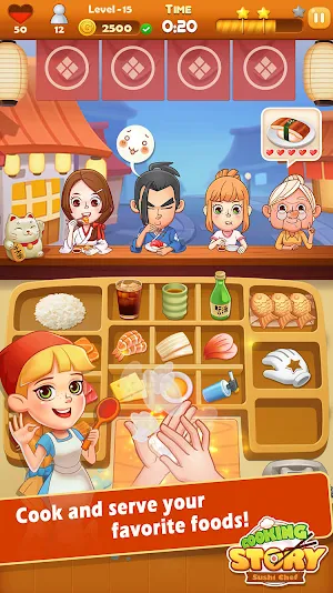 SushiMaster2：Chef CookingStory Screenshot 1
