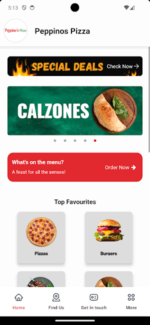 Peppinos Pizza Screenshot 0