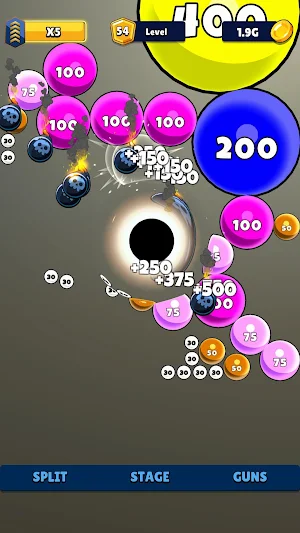 Laser Split: Ball Blaster Game Screenshot 3