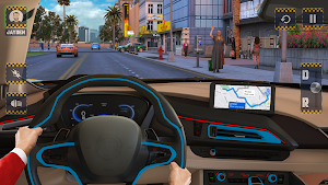 Real Taxi Driving: Taxi Games Screenshot 1