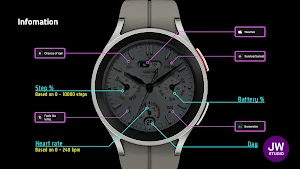 JW116 jwstudio watchface Screenshot 1