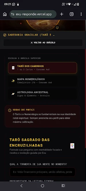 Exu Responde Screenshot 2