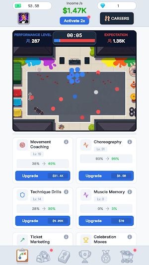 Super Star - Manager Idle Game Screenshot 3