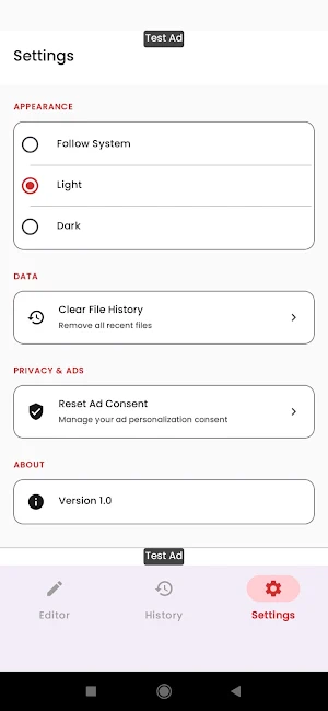 JSON Creator & Editor Screenshot 2