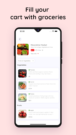 WooberlyGrocery Screenshot 3