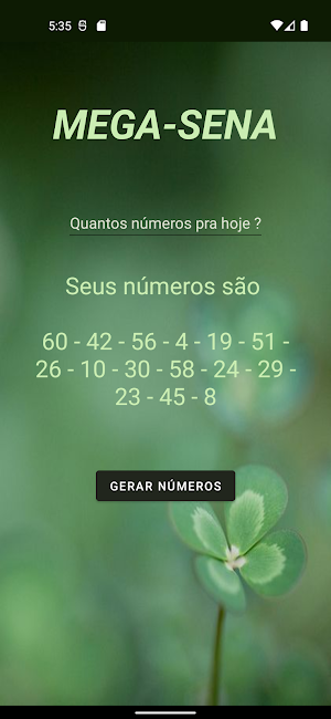 MegaSorteApp Screenshot 0