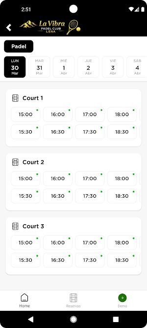La Vibra Padel Lena Screenshot 1