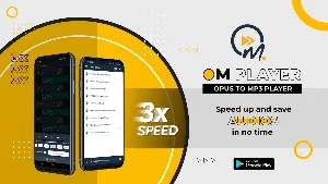 Opus to Mp3 | OM Player I Save and Fast play audio Screenshot 0