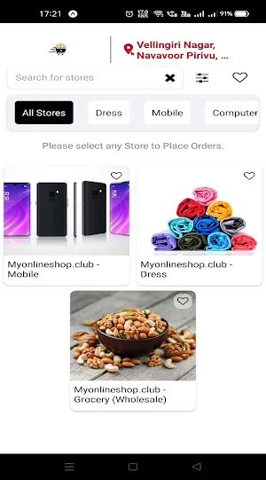 Myonlineshop Screenshot 0