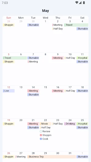 Simple To Do Calendar - dolfy Screenshot 3