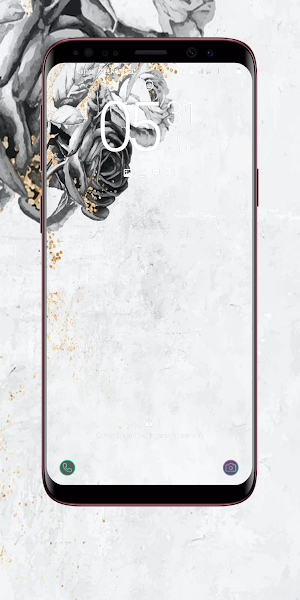 White Marble Wallpaper Screenshot 2