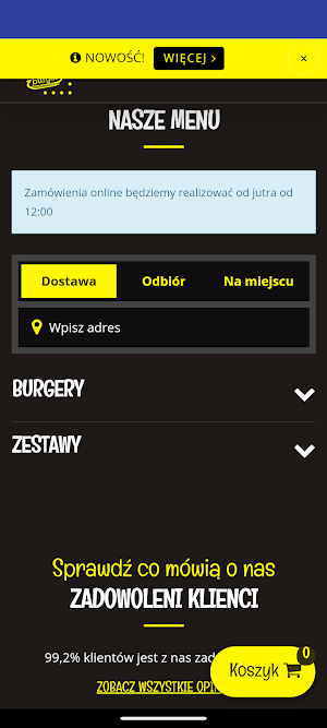 Ale burger Warszawa Ursynów Screenshot 0