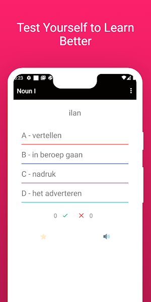 Practice Dutch Turkish Words Screenshot 3