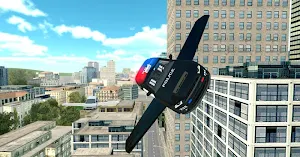 Flying Police Car Simulator Screenshot 0