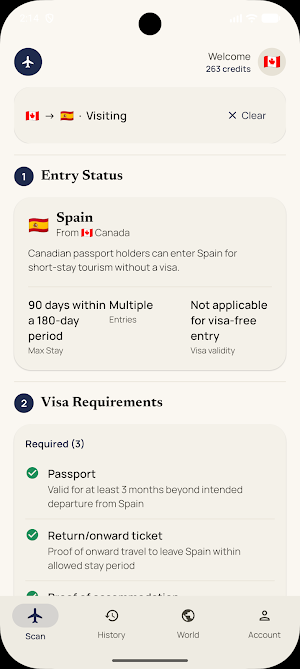Visa Passport Index Screenshot 0