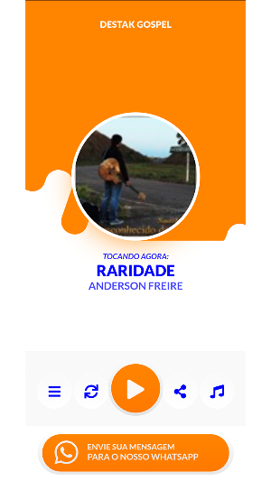 Destak Gospel Rádio Web Screenshot 1