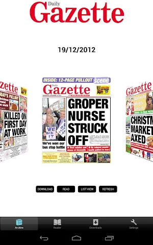 Colchester Daily Gazette Screenshot 0