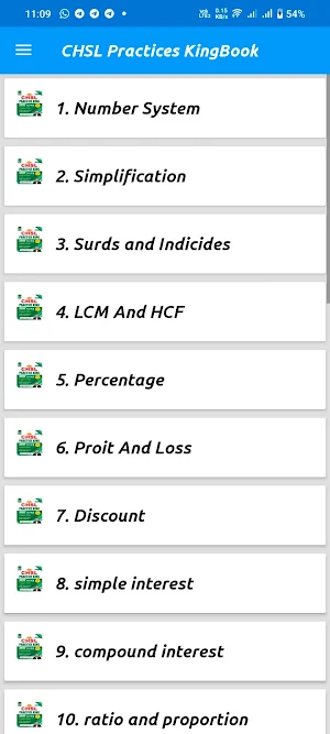 CHSL Practices King Book Screenshot 0