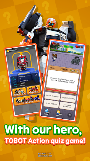 TOBOT: Action Quiz Heroes Screenshot 0