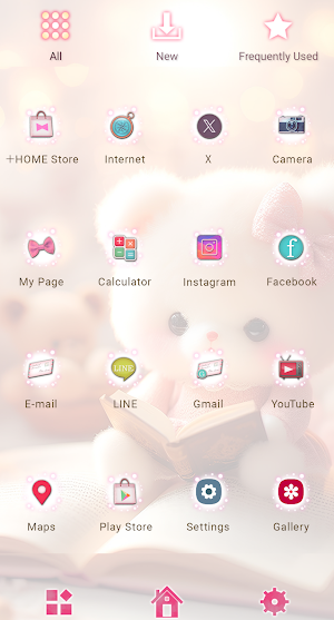Teddy Bear's Book Time Theme Screenshot 2