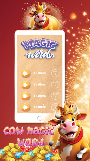 Cow Megic Word Game Screenshot 0