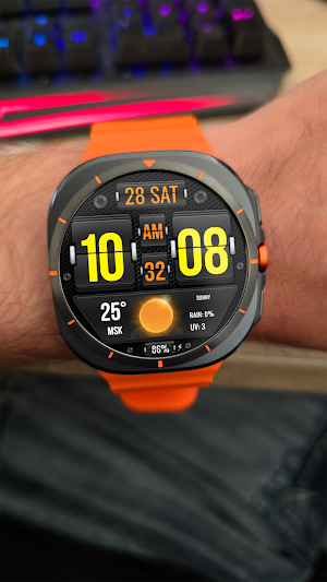 Digital FLIP WS49 Watch face Screenshot 3