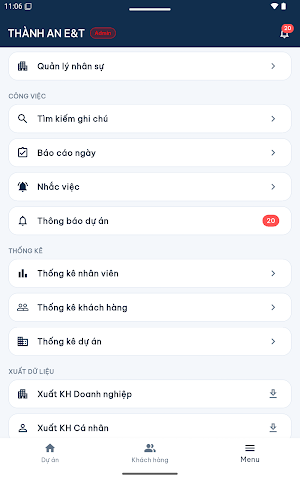 Thành An E&T Mobile Screenshot 2