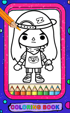 Toca Boca Coloring Book Screenshot 1