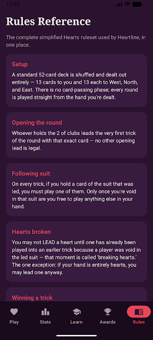 Heartline Trick Table Screenshot 2