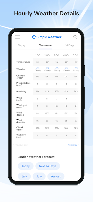 Simple Weather Screenshot 3