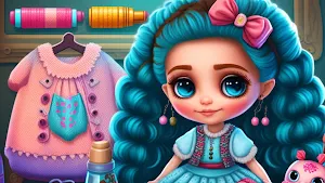 Cute Dolls: Dressup Game Screenshot 0
