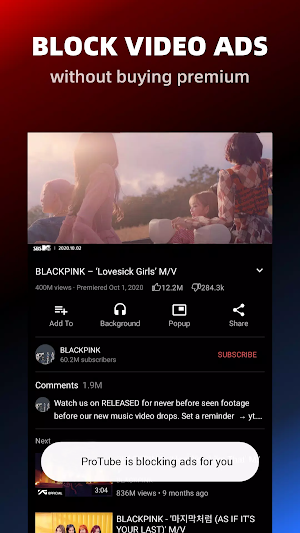 ProTube - Block Ads on Video Screenshot 0