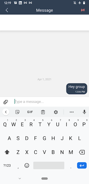 Merc: Offline Chat App Screenshot 0