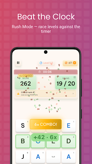 GridlySwipe: Word Grid Puzzle Screenshot 2
