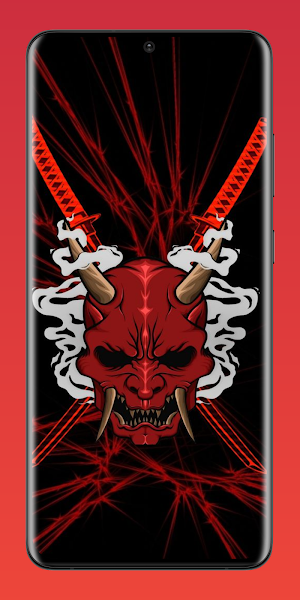 ONI Mask Wallpaper 4K Screenshot 1