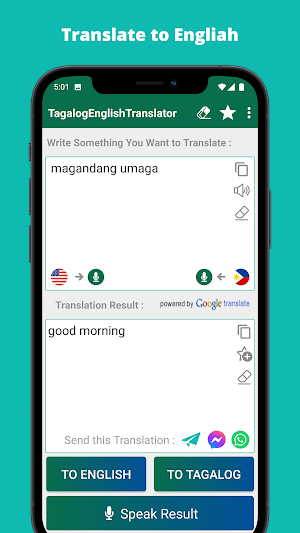 Tagalog English Translator Pro Screenshot 2