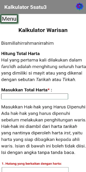 Kalkulator 5satu3 Screenshot 2