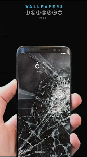 The screen is broken like real Screenshot 0