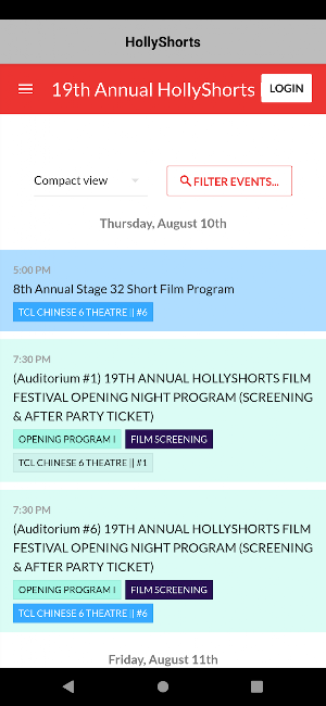 HollyShorts Screenshot 0