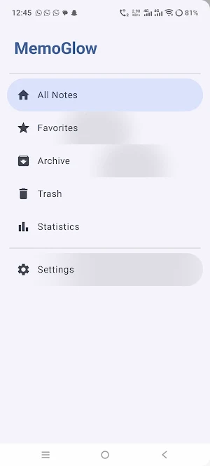 MemoGlow Notepad Screenshot 3