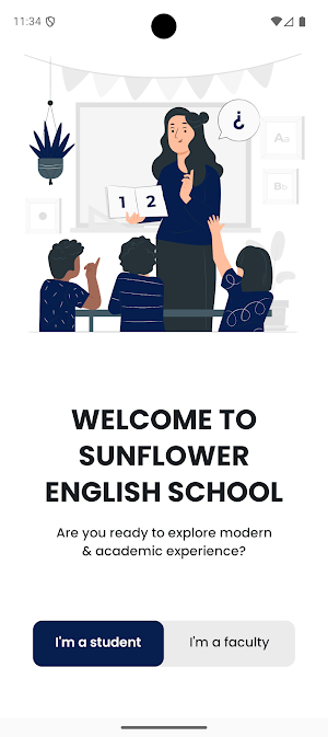 Sunflower English School Screenshot 0