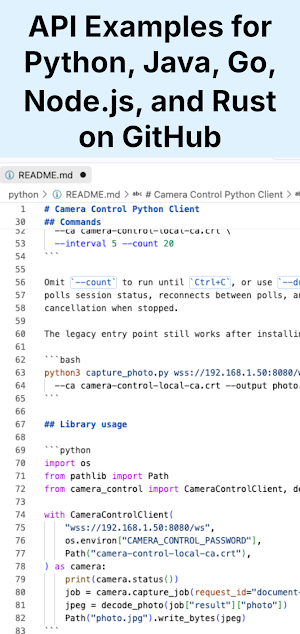 NetCam: Camera Control Screenshot 3