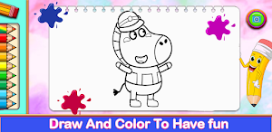 coloring wolfo book Screenshot 1