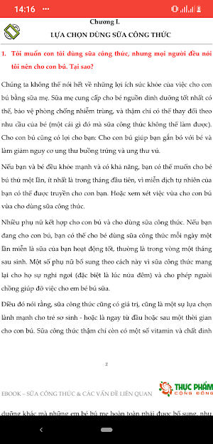 Nuôi Con Sữa Mẹ |Sữa Công Thức Screenshot 2